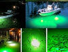 108LED Green Underwater Submersible Night Fishing Light Boat Attract Fish 12V