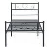Black Metal Bed Frames Single/Double Bed Frame 3ft,4ft6 Bedframe Bedstead Stable