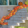 2M Hanging Artificial Autumn Fall Maple Leaf Garland w/ LED Halloween Festival