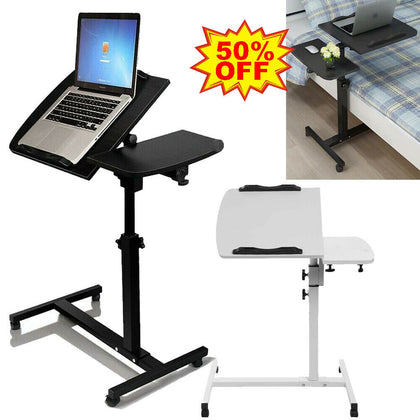 Adjustable Portable Laptop Table Stand Lap Sofa Bed Tray Folding Computer Desk