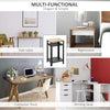 Modern Side Table with 2-Tier Shelves End Table for Bedroom, Living Room