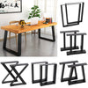 Set of 2 Industrial Metal Steel Box Shape Table Legs Dining/Bench/Office/Desk UK