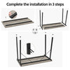 Computer Desk Modern PC Laptop Table Study Desk Workstation for Home Office Gray