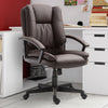 Height Adjustable Office Chair PU Leather Swivel Rolling Seat