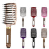 Detangling Hairbrush Nylon Bristle Hair Women Scalp Massage Comb Hair Brush Comb