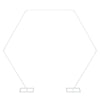 Romantic Wedding Arch Party Backdrop Stand Elegant White Metal Frame Flower Rack