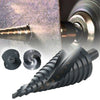 15 Step HSS Cobalt Step Drills Nitrogen Spiral For Metal Cone Drill Bit 4-32MM