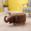 Animal Footstools Upholstered Ottoman Cushion Padded Seat Rest Stool Pouffe Gift