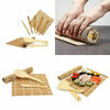 9PCS Sushi Making Kit DIY Bamboo Mats Rolling Set Spreader Rice Chopsticks Gifts