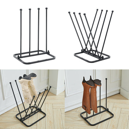 2/4 Pairs Boots Wellies Holder Rack Steel Storage Stand Dryer Home Organizer