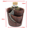 Garden Resin Plant Flower Basket Pot Sky Garden Succulent Resin Herb Cactus Box