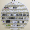 Large Wall Mount Nail Polish Shelf Metal Round Rack Salon Dispaly Bottle Holder