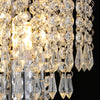LED Crystal Table Lamp Diamond Beads Lampshade NightLight Atmosphere Bedside Bar