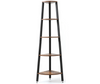 4, 5 Tier Corner Shelf Bookshelf Display Storage Stand Rack Ladder Home Office