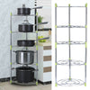 3/5 Tier Pan Pot Holder Cupboard Kitchen Cabinet Storage Organiser Rack Stand UK