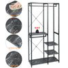 Clothes Rail Rack Garment Dress Coat Hanging Display Stand Storage Metal Shelf
