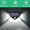 4X 100LED Solar Power PIR Motion Sensor Wall Lights Outdoor Garden Security Lamp