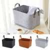 Foldable Felt Storage Basket Closet Toys Hamper Laundry Bag Shelf Box Organizer
