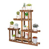Small Medium Potted Holder Wood Plant Stand Indoor Outdoor Multiple Flower Rack