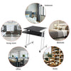 Home Office Computer Desk Study PC Writing Table Workstation Shelf Furniture UK