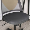 Vinsetto Mid Back Office Swivel Chair Mesh Fabric Computer Study Armless, Grey
