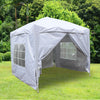2.5x2.5m Pop Up Gazebo Marquee Outdoor Garden Party Tent Canopy 4 Side Panels