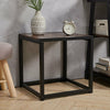 Industrial Wood Metal Coffee Table Sofa Side End Table Bedside Table Nightstand