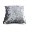 Cushions Set of 4 luxurious Crushed velvet Silver Velvet Cushion covers Soft