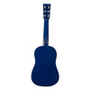 New 23" Plywood 15 Frets Acoustic Guitar Blue w/ 6 String For Children Kids