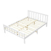 4ft6 Standard Double Bed Frame Solid Wood Pine with Slats Fit Mattress 190x135cm