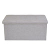 Double Large 2 Seater Ottoman Storage Box Folding Seat Footstool 76*38*38cm
