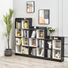 Bookshelf 2/3/4 Tier movable Cube Bookcase Storage Display Shelving Rack Unit UK