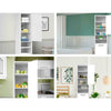185CM Freestanding Bathroom Cabinet Cupboard Tallboy 2 Door with Storage Shelves
