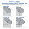 2X Removable Arm Chair Protector Universal Sofa Couch Armchair Covers Armrest