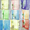 1/2pcs Pure Sheer Voile Window Screening Curtains Drape Panel Tulle Yarn Home UK