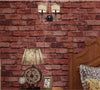 Wall Paper Roll Rustic Brick Effect Living Room Texture Embossed Wallpaper