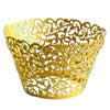 25/50/100 Filigree Vine Cupcake Wrappers Cases Gift Xmas Wedding Birthday Cake