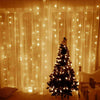 USB Plug 300 LED Curtain Light Fairy String Lights Hanging Wall Fence Party Xmas