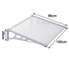Outdoor Door Canopy Window Roof Fixed Awning Porch UV Water Rain Cover Shelter