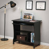 80CM Small Computer Desk Home Office PC Table Workstation Storage Shelves Unit