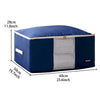 Large Clothes Storage Bag Box Jumbo Zipped Quilt Bedding Duvet Laundry Pillows