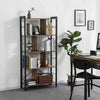 Vintage 4 Tier Rustic Wood Bookcase Bookshelf Storage Display Shelving Stand