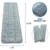 360° Flat Squeeze Microfiber Mop & Bucket Set Home Tiles Cleaning Floor Cleaner