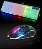 Gaming Keyboard And Mouse Set Rainbow LED Wired USB For PC Computer Laptop Mac