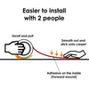 10-100M Carpet Floor Wall Protector Roll Clear Self Adhesive Dust Cover Sheet UK