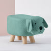 Animal Footstools Upholstered Ottoman Cushion Padded Seat Rest Stool Pouffe Gift