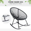 Bistro Set for 2 for Garden Terrace & More with 2 Garden Chairs Tea Table Black