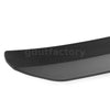 99cm Matte Black Universal Rear Upper Boot Trunk Spoiler Lip Wing Sport Trim Lid