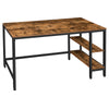 HOOBRO Computer Desk Large Office Desk Sturdy Writing Table Workstation Vintage