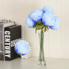 13 HEADS ARTIFICIAL SILK SMALL FLOWERS PEONY BUNCH Wedding Home Outdoor Decor